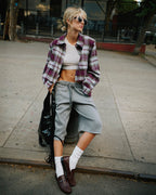 FLEECE SWEAT SHORT LIGHT HEATHER GREY