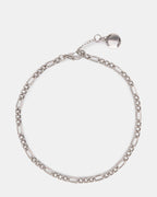 FIGARO CHAIN ANKLET SILVER - SILVER / ONESZ