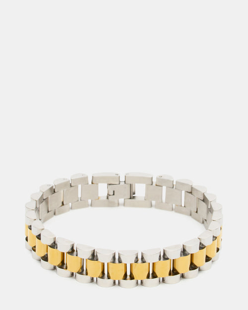 CHUNKY WATCH CHAIN STRETCH GOLD MULTI - GOLD MULTI / ONESZ