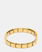 BRACELET ÉLASTIQUE À MAILLONS DORÉ