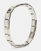 BRACELET ÉLASTIQUE À MAILLONS ARGENT