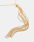 COLLIER À POMPON DORÉ