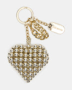 HEART BAG CHARM PEARL - IVORY / ONESZ