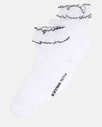 2 PACK AVA RUFFLE SOCKS WHITE