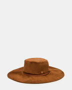 CHLOE FAUX SUEDE FLOPPY FEDORA TIRAMISU - TIRAMISU / 1SFM