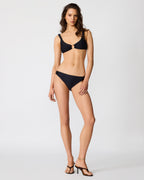 BAS DE BIKINI SLEEK 'N CHIC NOIR