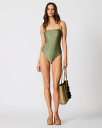 MAILLOT DE BAIN UNE PIÈCE SHINE BRIGHT OLIVE