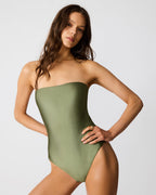 MAILLOT DE BAIN UNE PIÈCE SHINE BRIGHT OLIVE