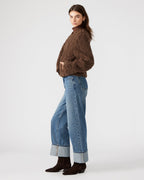 VESTE TEDDY MARRON