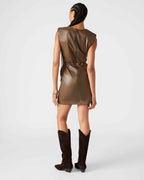 BELEN DRESS BROWN