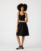 FLEUR DRESS BLACK - BLACK / XSMA