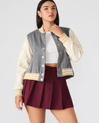 VESTE ROONEY GRIS CHINÉ