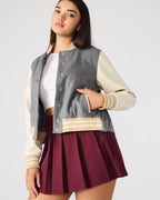 VESTE ROONEY GRIS CHINÉ