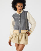 VESTE ROONEY GRIS CHINÉ
