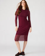HAILEE DRESS WINE - WINE / XS