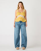 CINTHIA TOP GOLDEN LIME