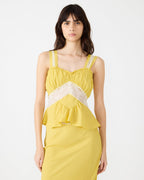 CINTHIA TOP GOLDEN LIME