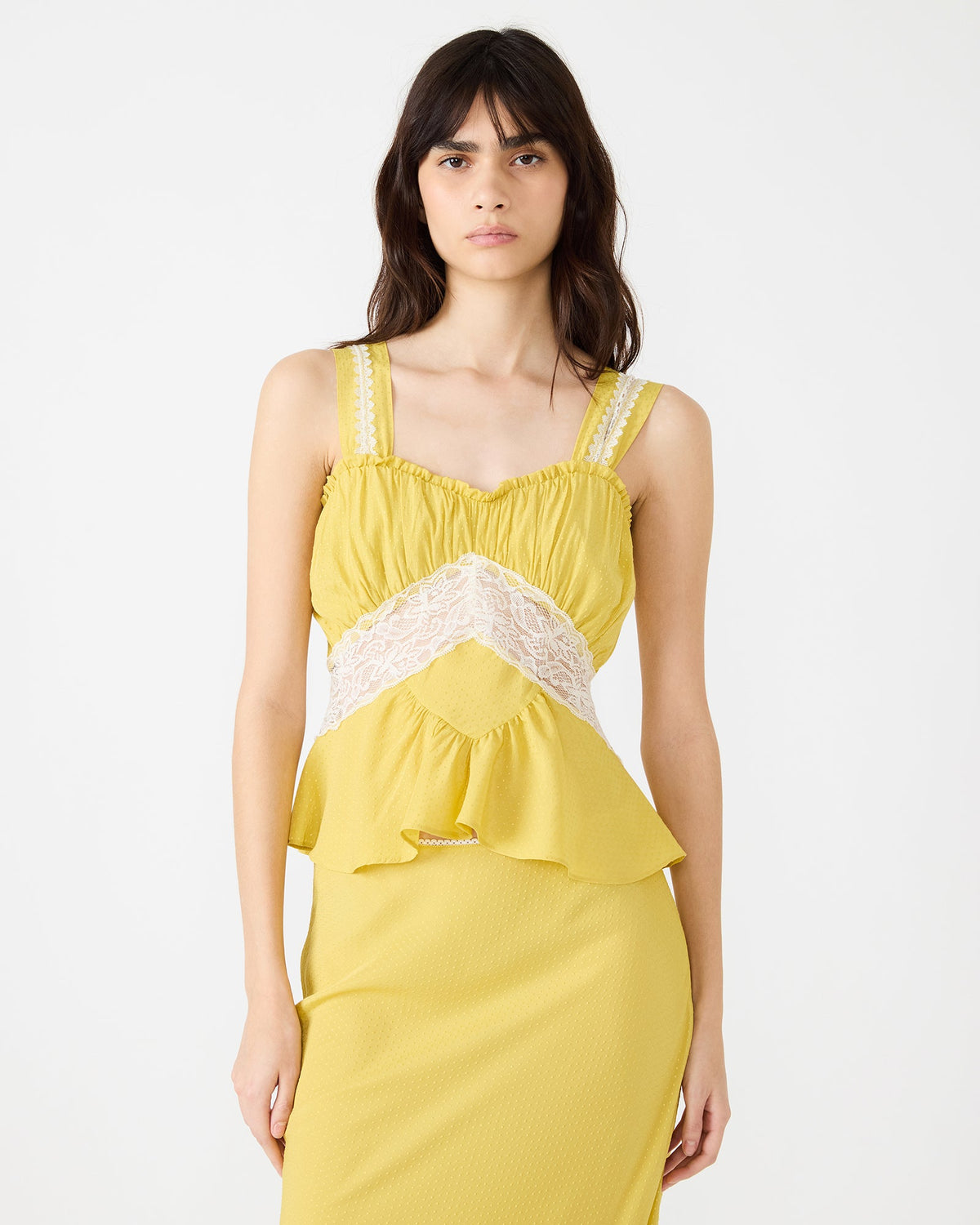 CINTHIA TOP GOLDEN LIME