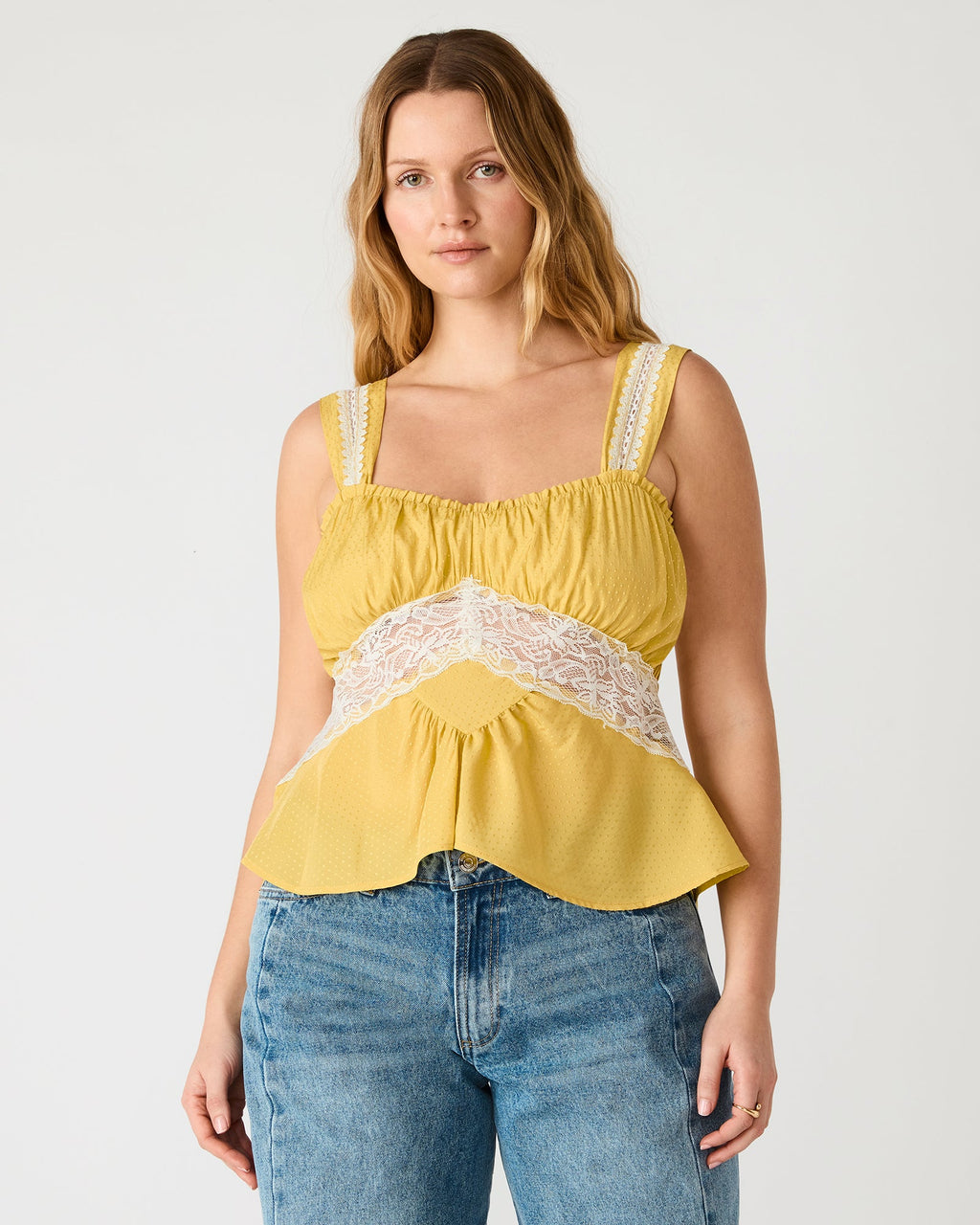 CINTHIA TOP GOLDEN LIME