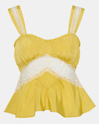 CINTHIA TOP GOLDEN LIME