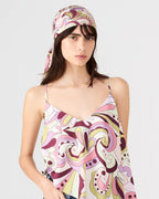 FOULARD IMPRIMÉ LAVANDE