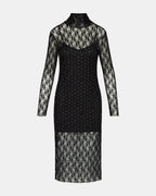 ROBE EN DENTELLE À CLOUS VIVIENNE NOIRE