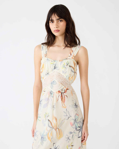 ALEXUS DRESS VINTAGE IVORY
