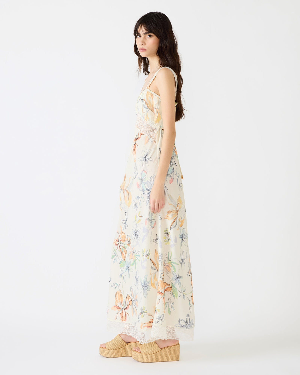 ALEXUS DRESS VINTAGE IVORY