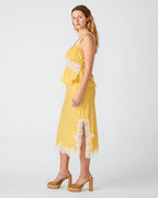CINTHIA SKIRT GOLDEN LIME