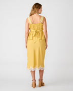 CINTHIA SKIRT GOLDEN LIME