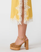 CINTHIA SKIRT GOLDEN LIME