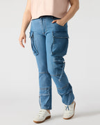 PANTALON SKINNY EN JEAN DUO