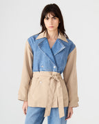 MANTEAU SHYLA DENIM MULTI