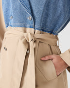 MANTEAU SHYLA DENIM MULTI