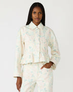 VESTE À MOTIFS FLORAUX SLOAN PÊCHE BEIGE