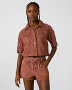BLU JACKET RUST - RUST / XXS