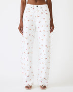 JEAN SYDNEE À MOTIFS FLORAUX ANTIQUE