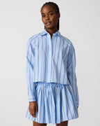 TESS TOP DOMAINE BLEU