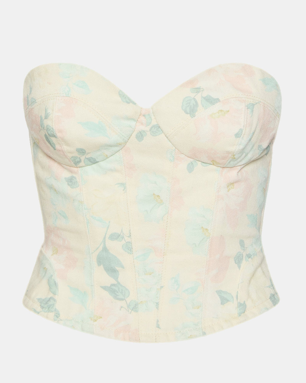 ROSELIA CORSET TOP PEACH BEIGE
