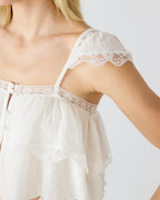 LETA TOP BLANC NEIGE