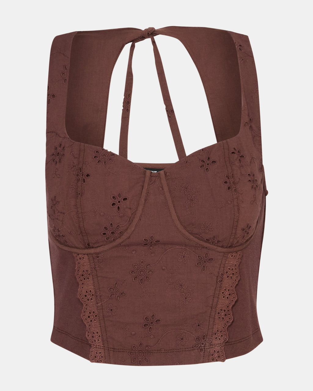 DIXIE KNIT TOP WALNUT