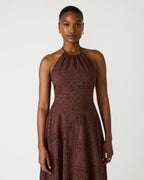 DALINA DRESS WALNUT
