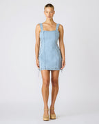 GIANKA DRESS HAZEY BLUE - HAZEY BLUE / 0