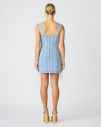 GIANKA DRESS HAZEY BLUE