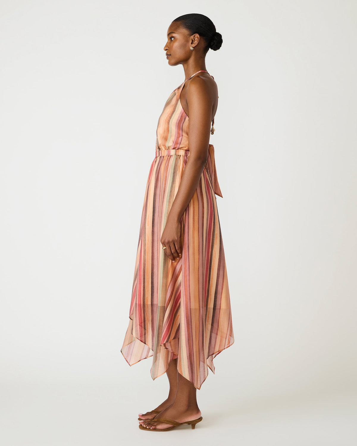 DALINA DRESS STRIPE MULTI