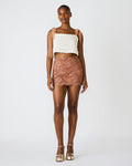 CINDI SKIRT MOCHA HEATHER