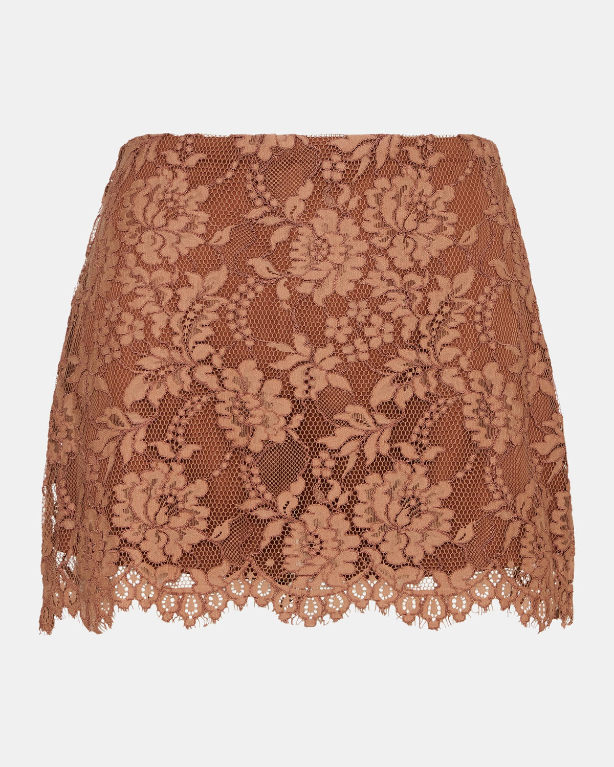 CINDI SKIRT MOCHA HEATHER