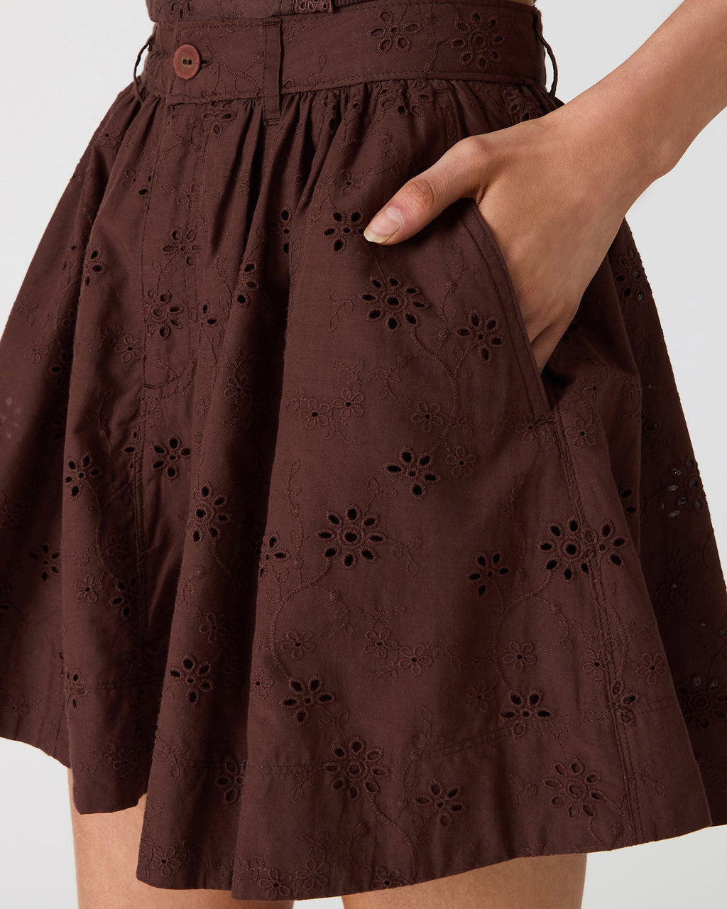 VANNY SKIRT WALNUT