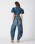VESTE MARCY BLEU CHINÉ