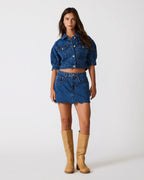 DELILAH SKORT BLUE DEPTHS - BLUE DEPTHS / 24